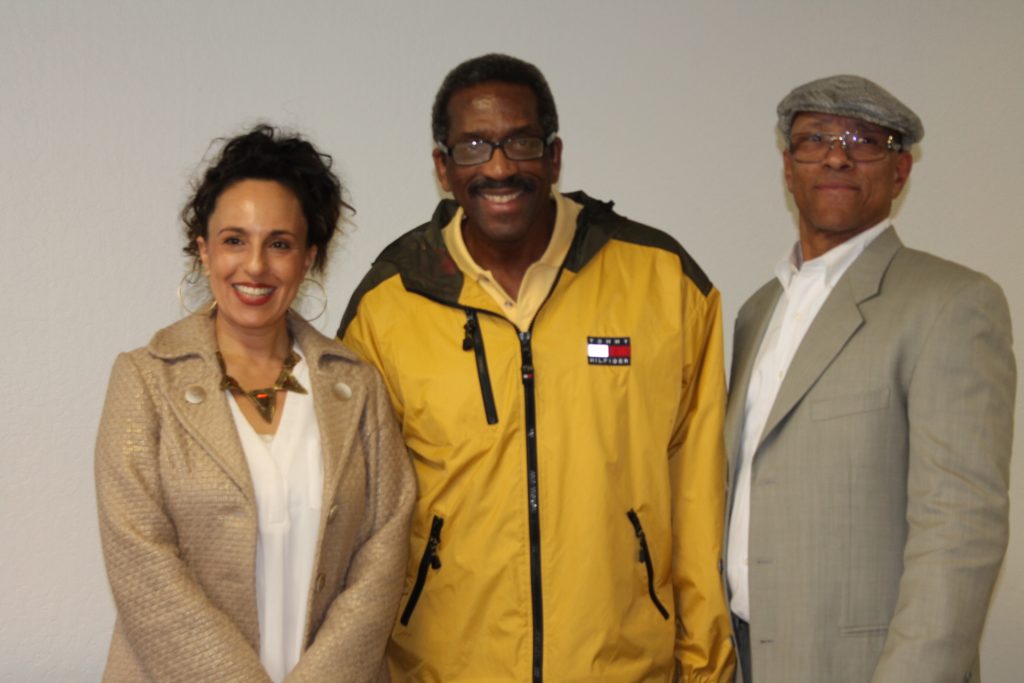 Alameda County Supervisor Nate Miley (Ctr.), Dr. Noha Aboelata, MD, (Lt.), CEO &  Aquil Naji, COO (Rt.) 